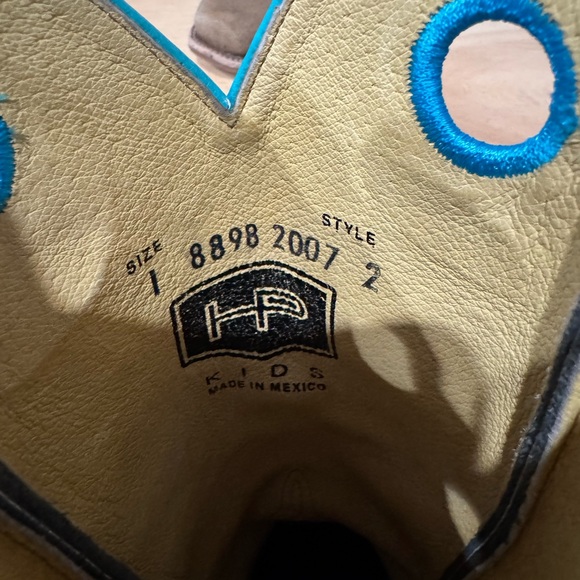 Horse Power Boots Boys Horse Power Kids Sawdust Roughout Cutter Toe‎ Size 1 Tan - Picture 7 of 8